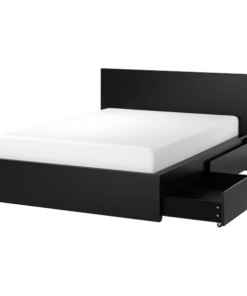 black bed frame